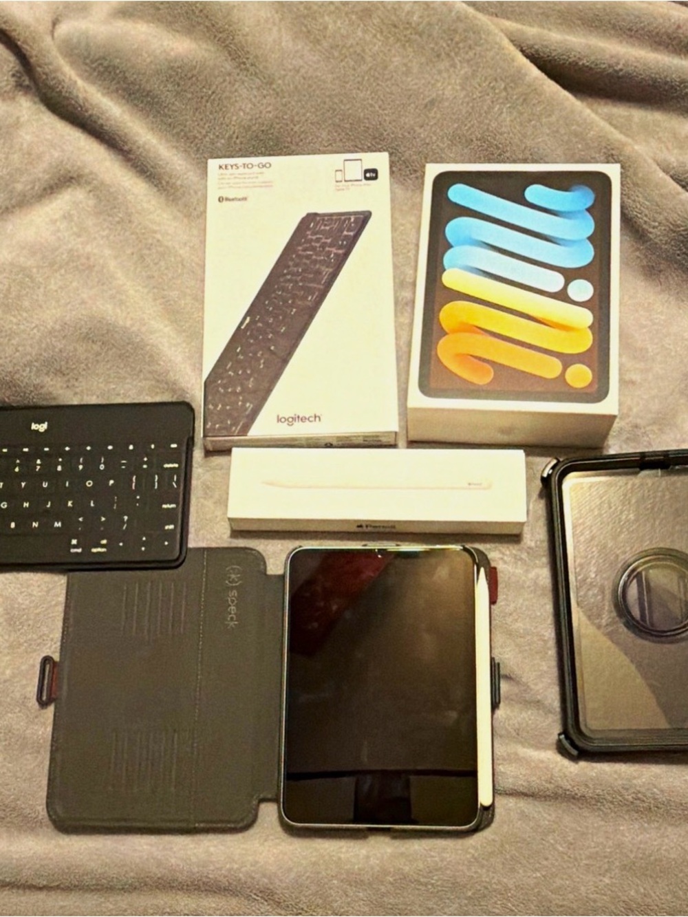 Apple iPad Mini 6th Generation with Apple Pencil and Accessories